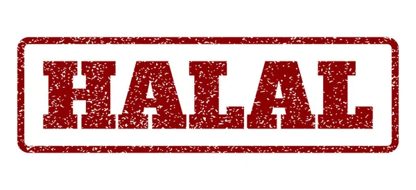 Halal-Stempel — Stockvektor