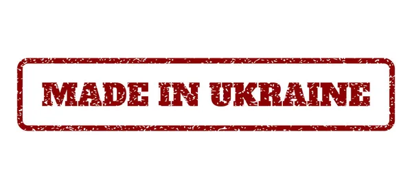 Gjort i Ukraina gummistämpel — Stock vektor