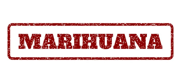 แสตมป์ยาง Marihuana — ภาพเวกเตอร์สต็อก