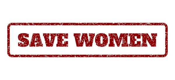 Frauen retten — Stockvektor
