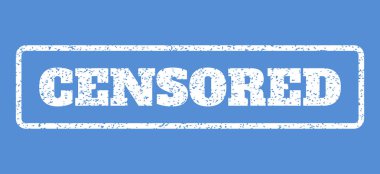 sansürlü lastik damgası