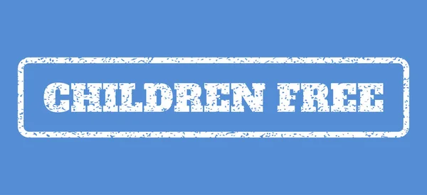 Enfants Timbre en caoutchouc gratuit — Image vectorielle