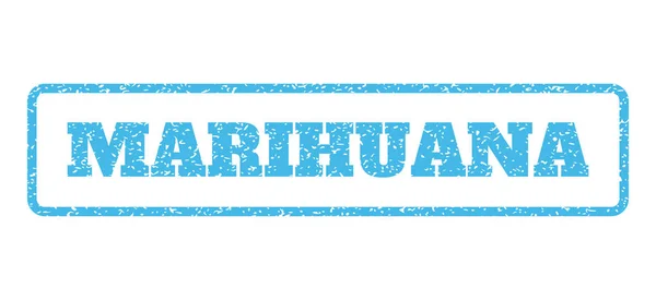 Marihuany razítko — Stockový vektor