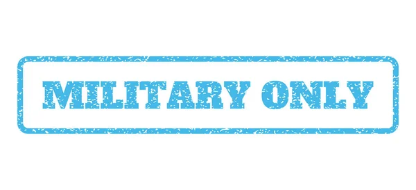 Sello de goma solo militar — Archivo Imágenes Vectoriales