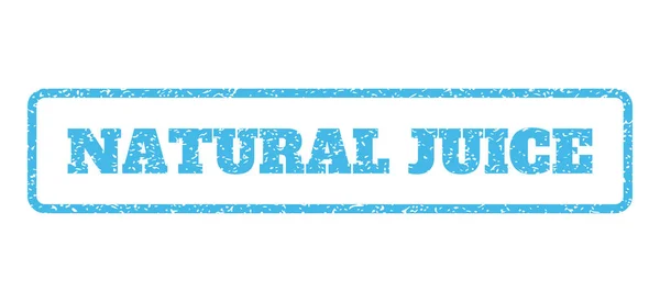 Sello de goma natural del jugo — Vector de stock