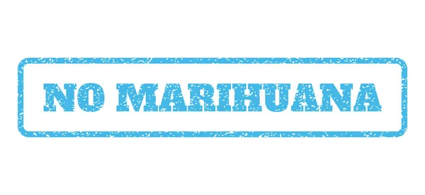 Ikke Marihuana Gummistempel – stockvektor