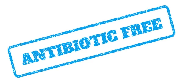 Sello de caucho libre de antibióticos — Vector de stock