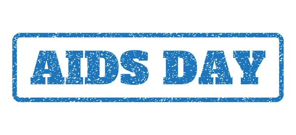 Día del SIDA sello de goma — Archivo Imágenes Vectoriales