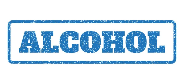 Alkohol Gumibélyegző — Stock Vector