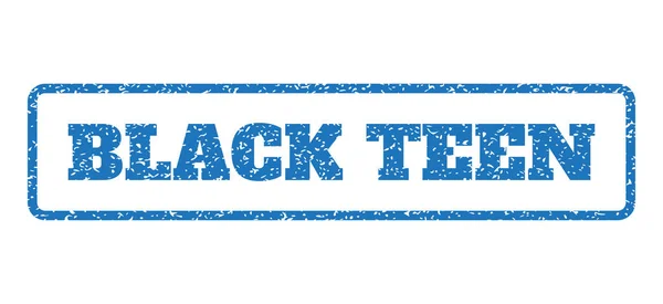 Black Teen razítko — Stockový vektor