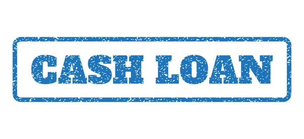 Cash lån gummistämpel — Stock vektor