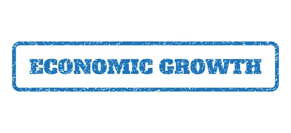 Carimbo de borracha de crescimento económico —  Vetores de Stock