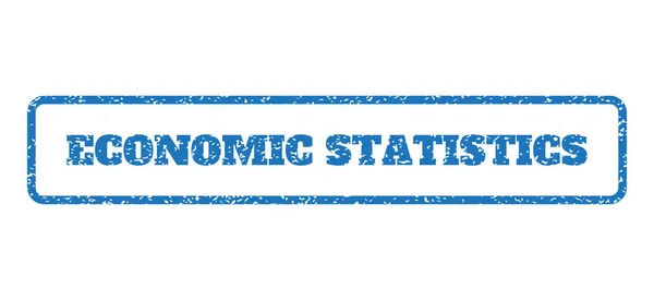 ESTATÍSTICAS ECONÓMICAS Carimbo de borracha —  Vetores de Stock