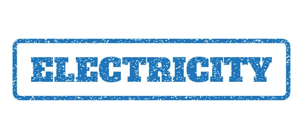 Elektriciteit Rubberstempel — Stockvector