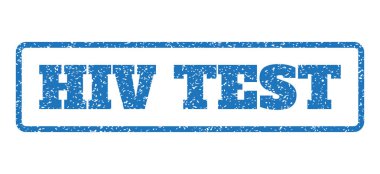 HIV testi kauçuk damga
