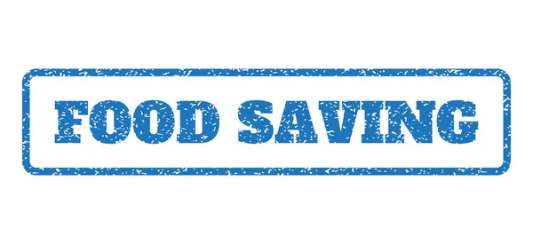 Food Saving Rubber Stamp — Stock Vector