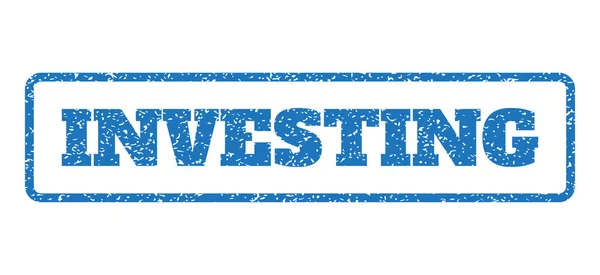 Investice razítko — Stockový vektor