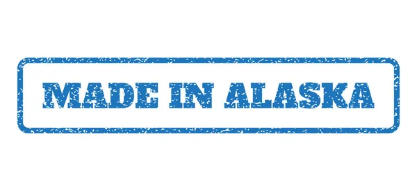 Hecho en Alaska sello de goma — Archivo Imágenes Vectoriales