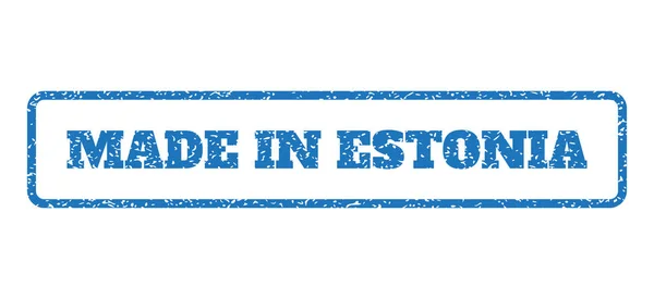 Estonya lastik damgalamak içinde yapılan — Stok Vektör