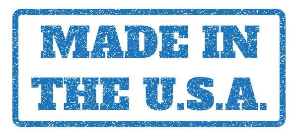 Made In The U.S.A. Rubber Stamp — Stock Vector
