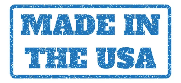 Made In The USA Rubber Stamp — Stock Vector