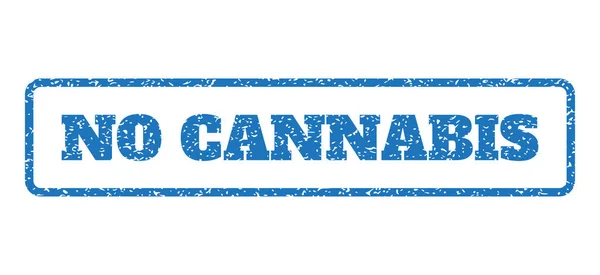 Kein Cannabis-Stempel — Stockvektor