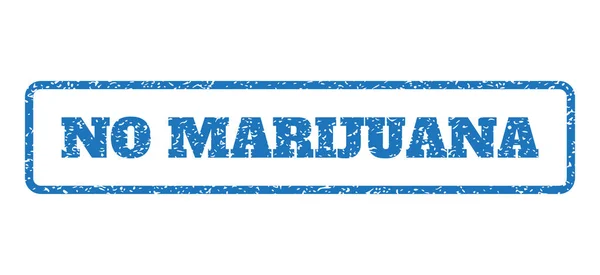 Kein Marihuana-Stempel — Stockvektor