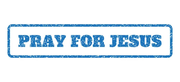 Моліться за Ісуса штамп — стоковий вектор