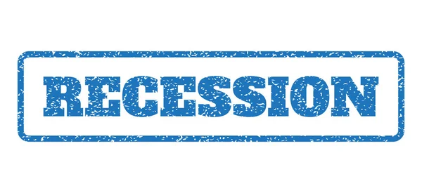 Pieczątka recesji — Wektor stockowy