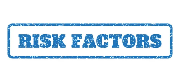 Risk Factors Rubber Stamp — Stock Vector