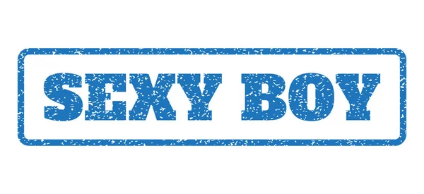 Selo de borracha Sexy Boy — Vetor de Stock