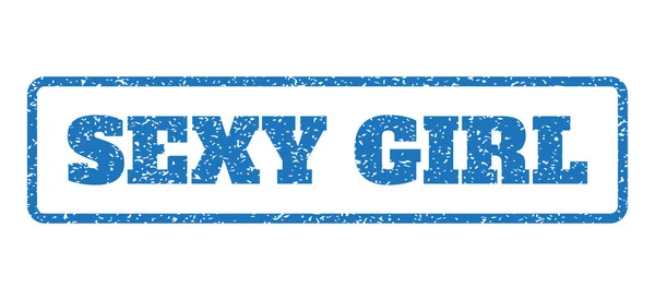 Sexy dziewczyna pieczątka — Wektor stockowy