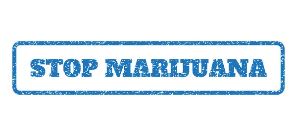 Marihuana-Stempel stoppen — Stockvektor