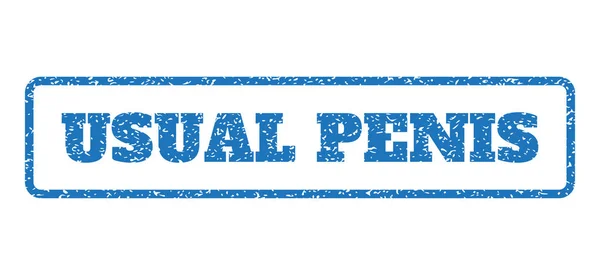 Обычная резиновая марка пениса — стоковый вектор