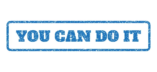 You Can Do It Rubber Stamp — Stock Vector