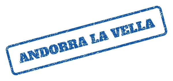 Andorra La Vella Sello de goma — Archivo Imágenes Vectoriales