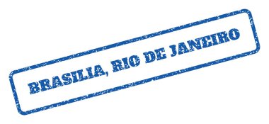 Brasilia Rio De Janeiro Rubber Stamp