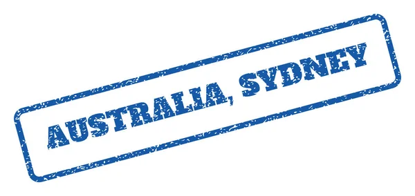 Ausztrália Sydney gumibélyegző — Stock Vector