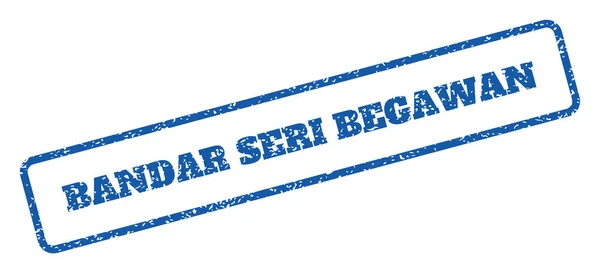 Bandar Seri Begawan Rubber Stamp — стоковий вектор