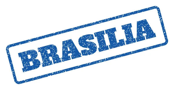 Brasilia Rubber Stamp — Stock Vector