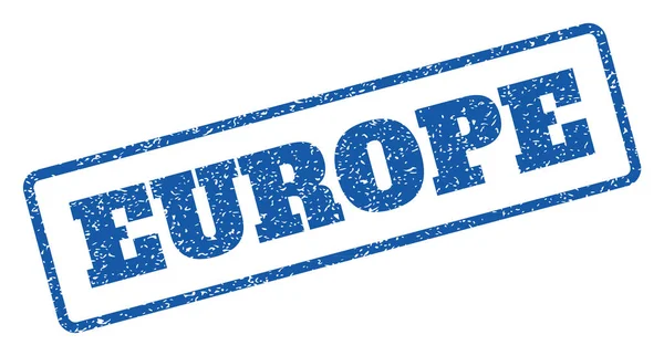 Ευρώπη καουτσούκ σφραγίδα — Διανυσματικό Αρχείο