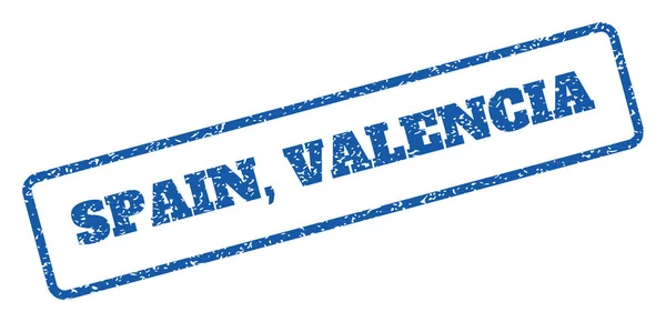Španělsko Valencia razítko — Stockový vektor
