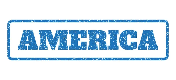 América sello de goma — Vector de stock