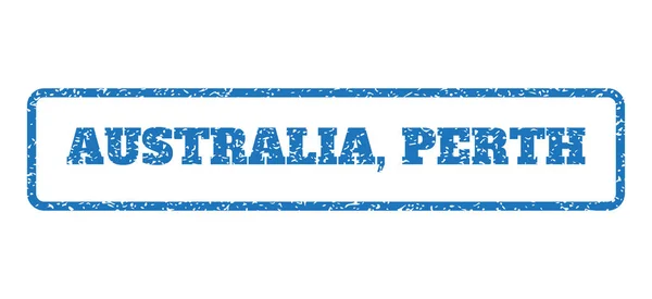 Ausztrália, Perth gumibélyegző — Stock Vector