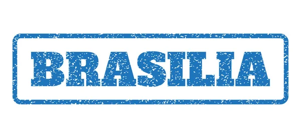 Brasilia gummistämpel — Stock vektor