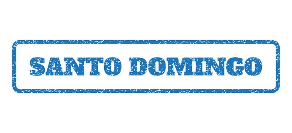 Santo Domingo καουτσούκ σφραγίδα — Διανυσματικό Αρχείο