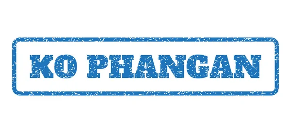 Sello de goma Ko Phangan — Vector de stock