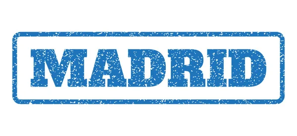 Madrid Rubberstempel — Stockvector