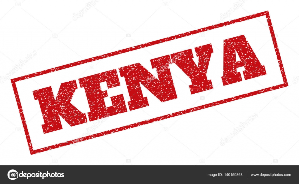 Kenya Rubber Stamp — Stock Vector © 140159868