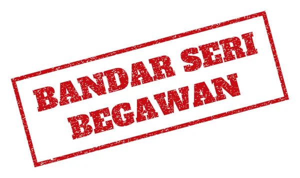 Bandar Seri Begawan Rubber Stamp — стоковий вектор